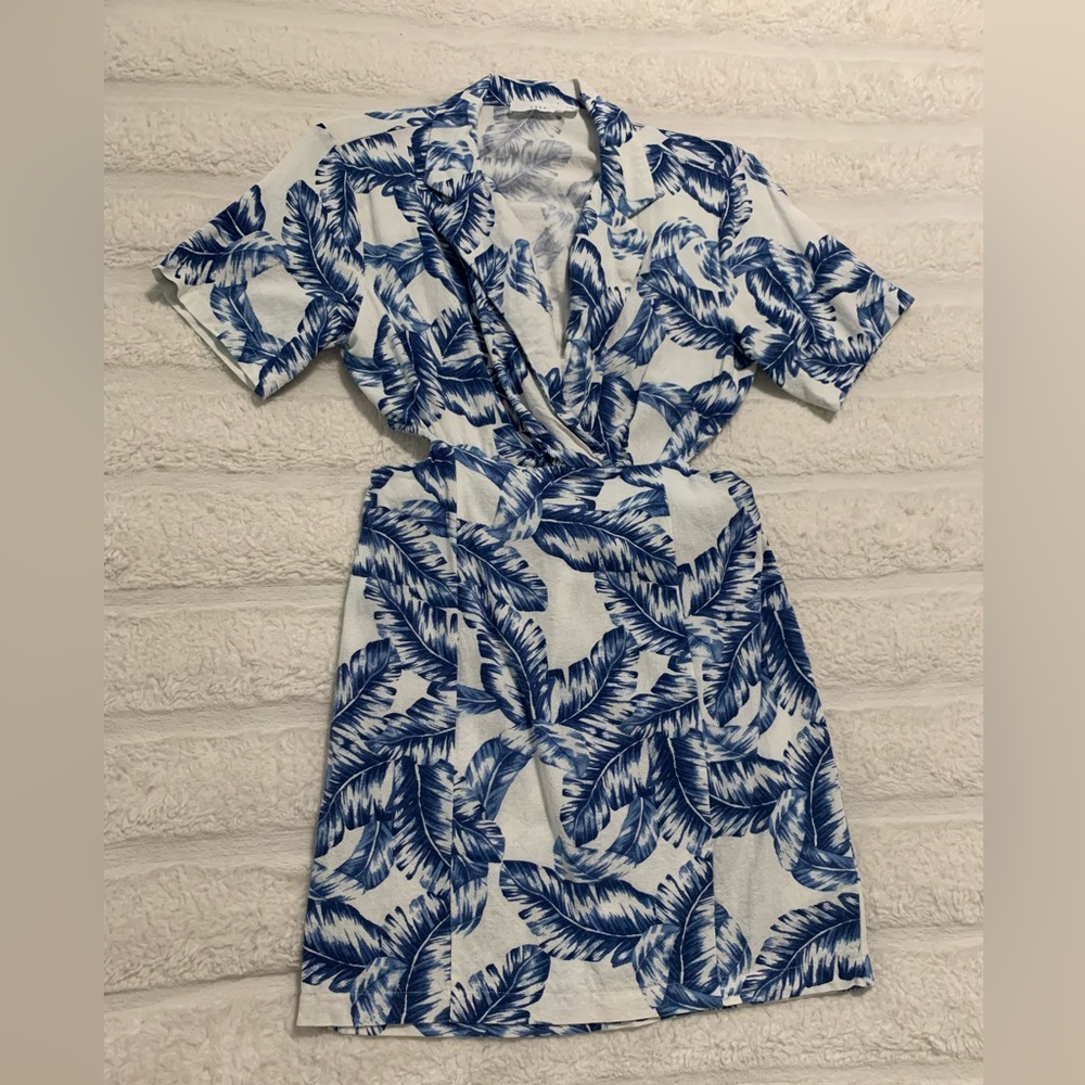 Lush open back mini dress